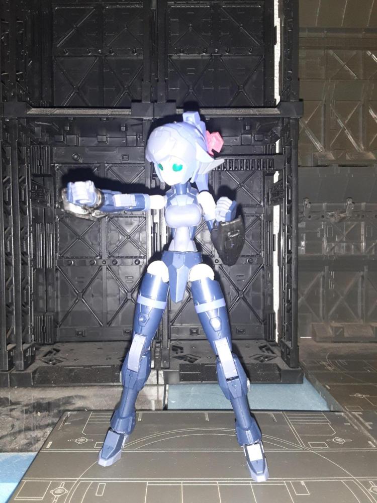 肩、腕の可動