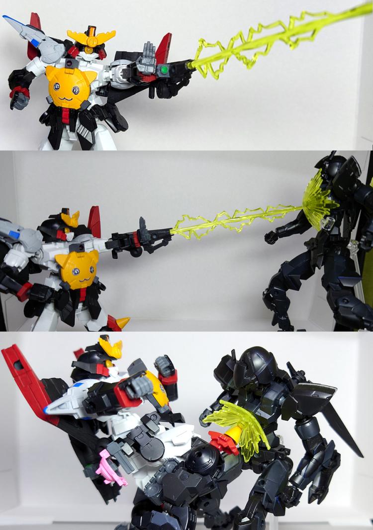 「プラズマアンカー！」「スパイクニー！」