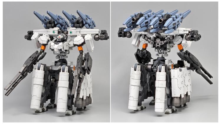 駐機状態　前面・背面